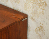 Albania Solid Wood Four Door Tv cabinet Furniselan Brown Finish