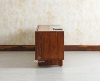 Albania Solid Wood Four Door Tv cabinet Furniselan Brown Finish