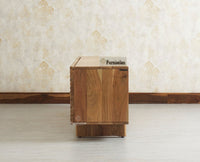 Albania Solid Wood Four Door Tv cabinet Furniselan Natural Finish