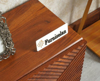 Albania Solid Wood Four Door Tv cabinet Furniselan Brown Finish