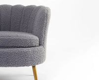 Alder Arbor Armchair – Modern Upholstered Dining Chair for Home & Café Grey