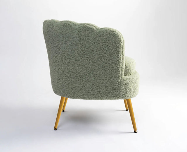 Alder Arbor Armchair – Modern Upholstered Dining Chair for Home & Café Emerald Green