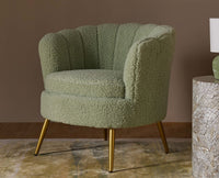 Alder Arbor Armchair – Modern Upholstered Dining Chair for Home & Café Emerald Green