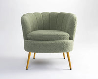 Alder Arbor Armchair – Modern Upholstered Dining Chair for Home & Café Emerald Green
