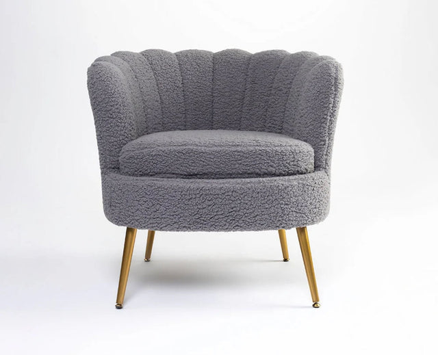 Alder Arbor Armchair – Modern Upholstered Dining Chair for Home & Café Grey