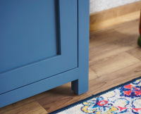 Alexandria Solid Wood Bar Cabinet Furniselan China-Blue