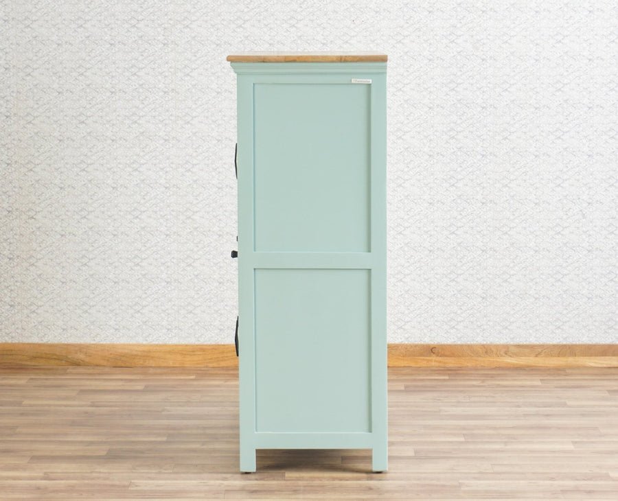 Alexandria Solid Wood Bar Cabinet Furniselan Silt-Green