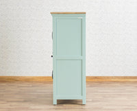 Alexandria Solid Wood Bar Cabinet Furniselan Silt-Green