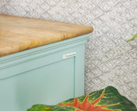 Alexandria Solid Wood Bar Cabinet Furniselan Silt-Green