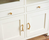 Alexandria Solid Wood Bar Cabinet Furniselan - Frosty White