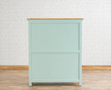 Alexandria Solid Wood Bar Cabinet Furniselan Silt-Green