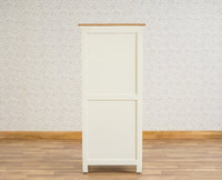 Alexandria Solid Wood Chest of Drawer- Five Drawer Furniselan Milky-White