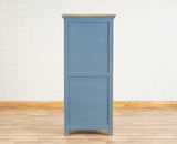 Alexandria Solid Wood Chest of Drawer- Five Drawer Furniselan China-Blue