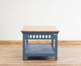 Alexandria Solid Wood Coffee Table Furniselan China-Blue