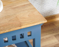 Alexandria Solid Wood Coffee Table Furniselan China-Blue