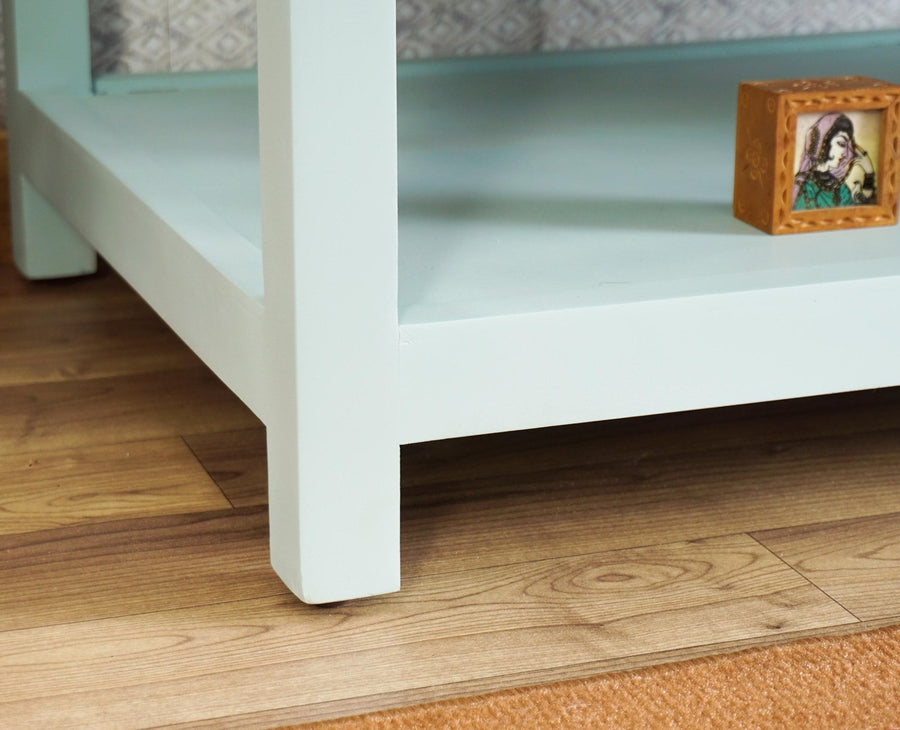 Alexandria Solid Wood Coffee Table Furniselan Silt-Green