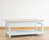 Alexandria Solid Wood Coffee Table Furniselan Silt-Green