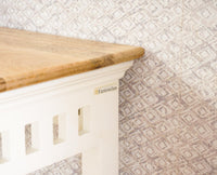 Alexandria Solid Wood Coffee Table Furniselan Milky-White