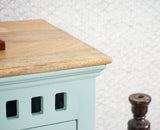 Alexandria Solid Wood Console Table-Two Drawer Furniselan Silt-Green