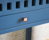 Alexandria Solid Wood Console Table-Two Drawer Furniselan China-Blue