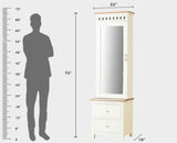 Alexandria Solid Wood Dressing Table - Furniselan Milky-White