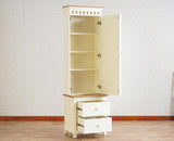 Alexandria Solid Wood Dressing Table - Furniselan - Frosty White