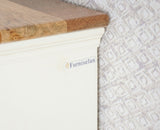 Alexandria Solid Wood Dressing Table - Furniselan - Frosty White