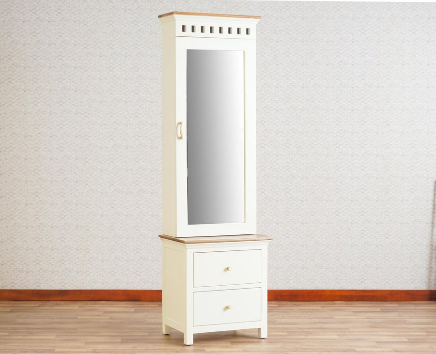 Alexandria Solid Wood Dressing Table - Furniselan - Frosty White
