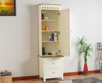 Alexandria Solid Wood Dressing Table - Furniselan Milky-White