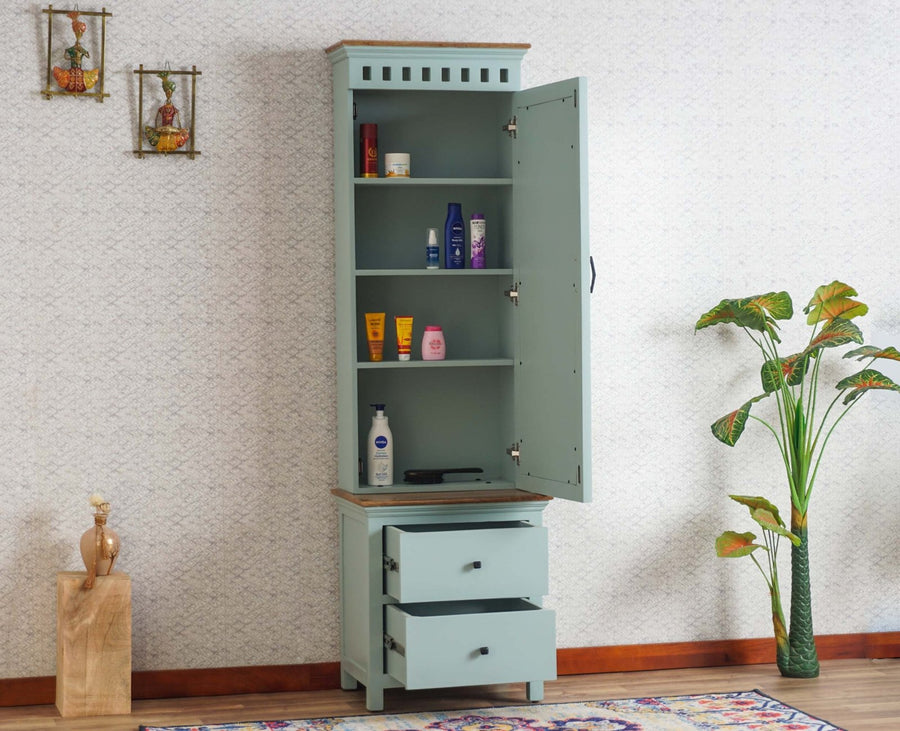 Alexandria Solid Wood Dressing Table - Furniselan Silt-Green
