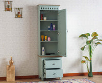 Alexandria Solid Wood Dressing Table - Furniselan Silt-Green