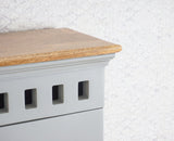 Alexandria Solid Wood Dressing Table - Furniselan Cool-Grey