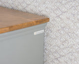 Alexandria Solid Wood Dressing Table - Furniselan Cool-Grey