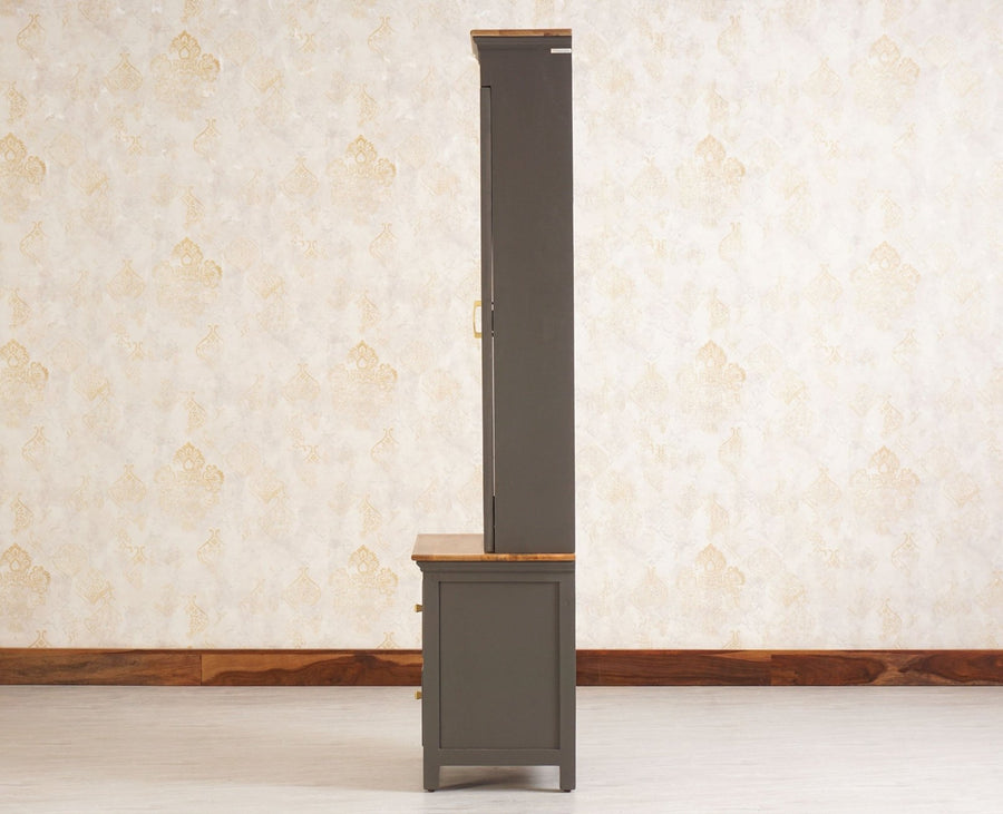 Alexandria Solid Wood Dressing Table - Furniselan Slate-Grey