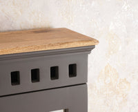 Alexandria Solid Wood Dressing Table - Furniselan Slate-Grey