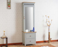 Alexandria Solid Wood Dressing Table - Furniselan Cool-Grey