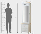 Alexandria Solid Wood Dressing Table - Furniselan Cool-Grey
