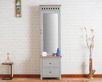 Alexandria Solid Wood Dressing Table - Furniselan Cool-Grey 