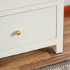 Alexandria Solid Wood Dressing Table - Furniselan Milky-White