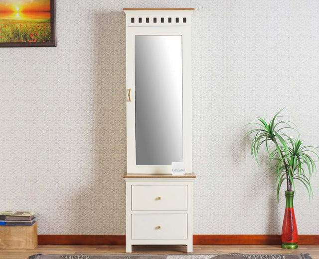 Alexandria Solid Wood Dressing Table - Furniselan - Frosty White