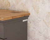 Alexandria Solid Wood Dressing Table - Furniselan Slate-Grey