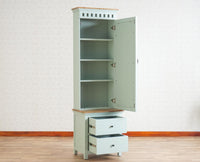 Alexandria Solid Wood Dressing Table - Furniselan Silt-Green