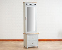 Alexandria Solid Wood Dressing Table - Furniselan Cool-Grey