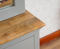 Alexandria Solid Wood Dressing Table - Furniselan Cool-Grey