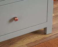 Alexandria Solid Wood Dressing Table - Furniselan Cool-Grey