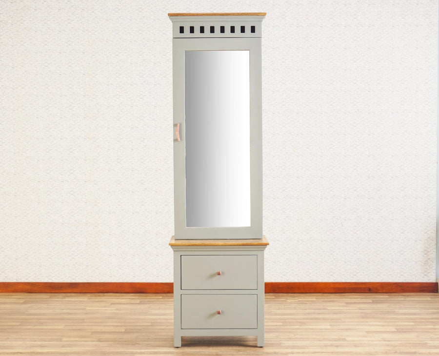 Alexandria Solid Wood Dressing Table - Furniselan Cool-Grey