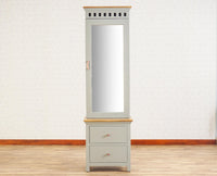 Alexandria Solid Wood Dressing Table - Furniselan Cool-Grey