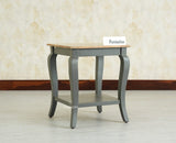 Alexandria Solid Wood End Table - Furniselan Slate Grey