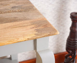 Alexandria Solid Wood End Table - Furniselan Cool-Grey