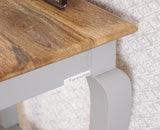 Alexandria Solid Wood End Table - Furniselan Cool-Grey